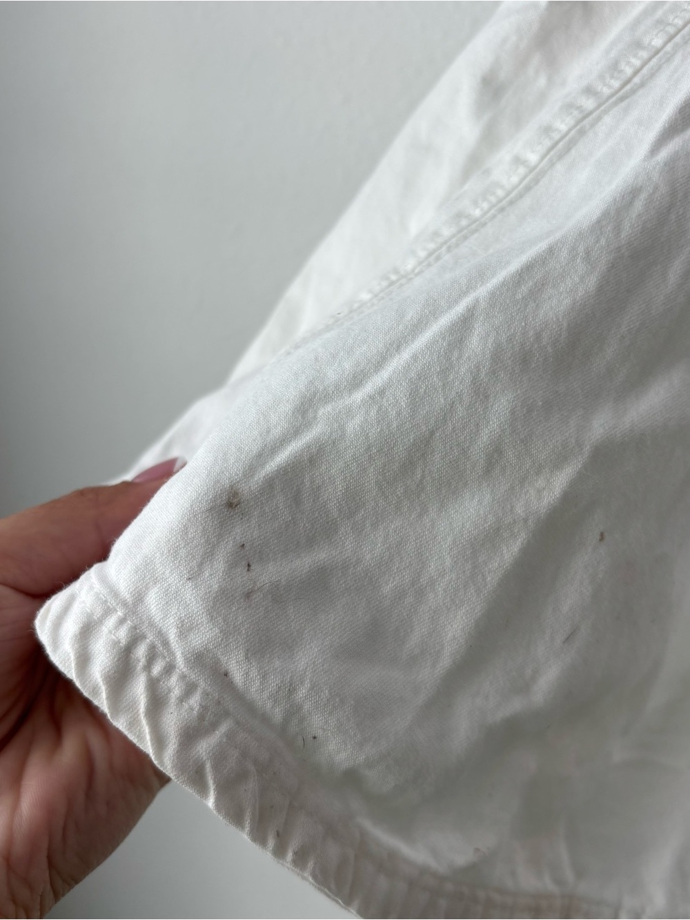 White Drawstring Mini Skirt - Picture 5 of 6